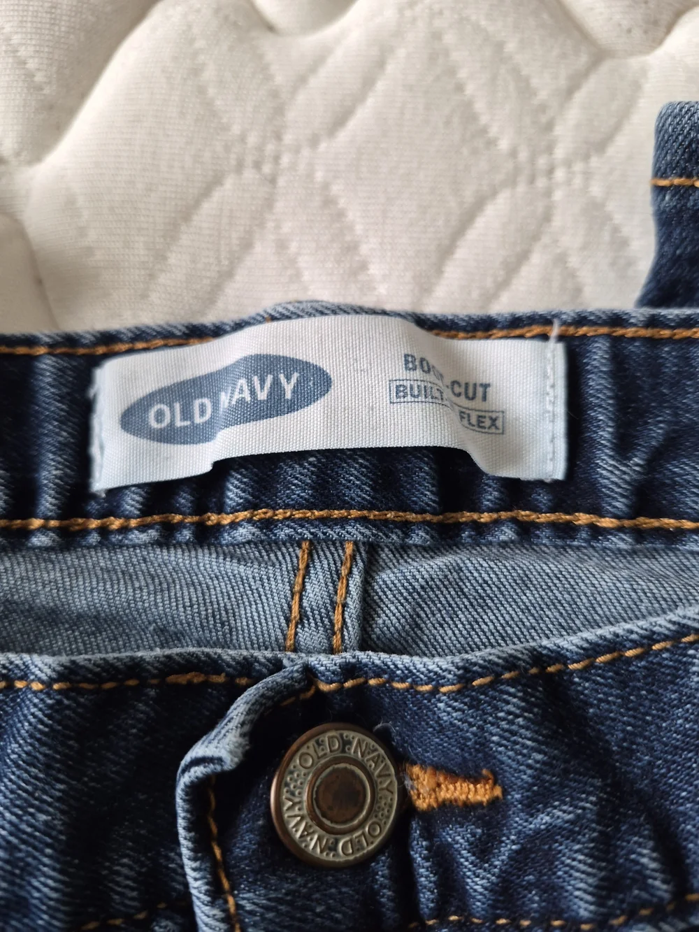 Wrangler  & Old Navy Boys Classic Straight Blue Denim Jeans ( One Pair Each)